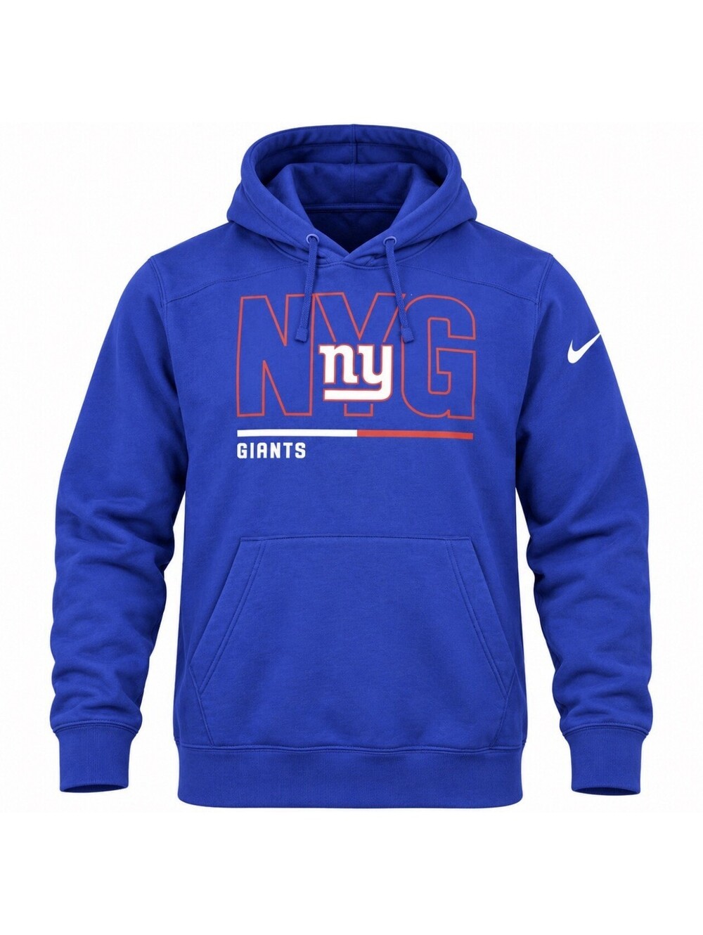 Nike New York Giants NYG Pullover Hoodie Men’s Medium Blue Authentic NFL New